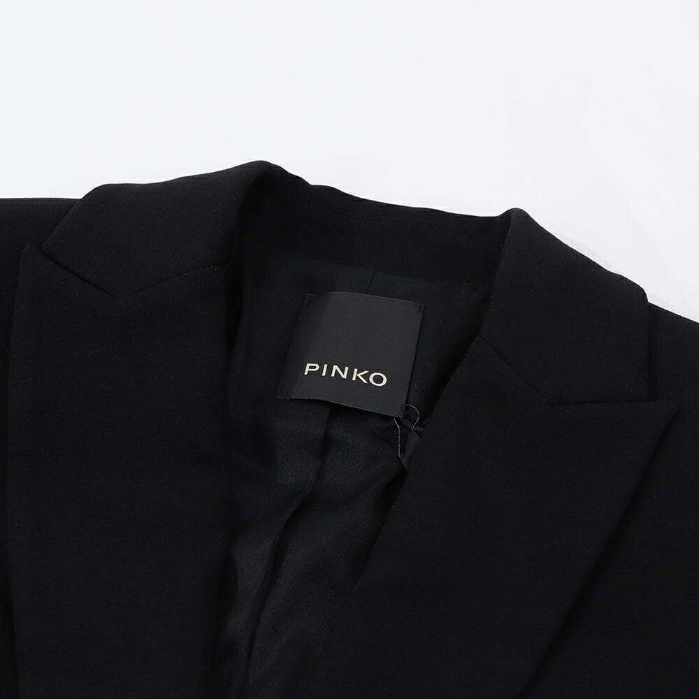 PINKO ブラック テーラードジャケット 1G158Q-1739
