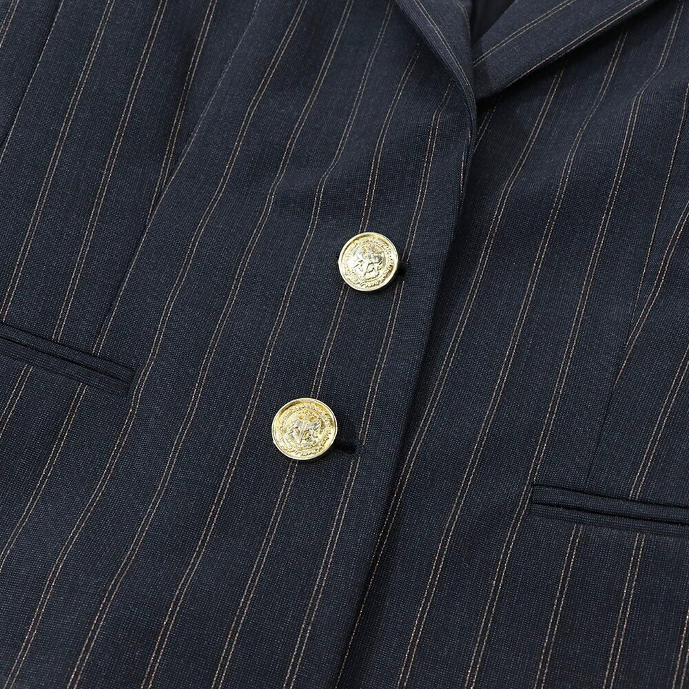 PINKO ジャケット ブラック ストライプ スーツ 1G15K4-8146