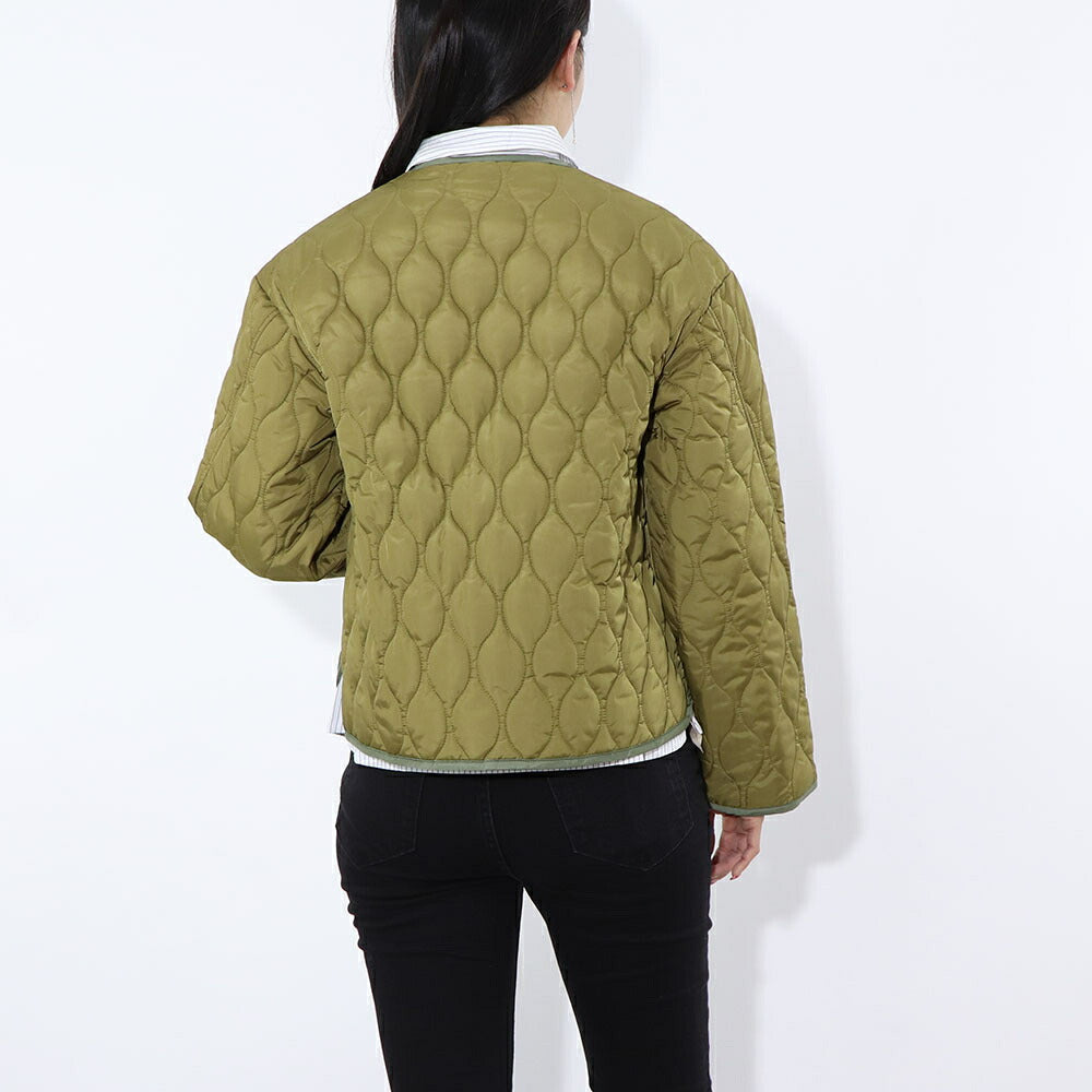 PINKO ジャケット カーキ キルティング ショート丈 1G17Y4-Y828