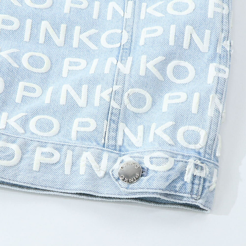 PINKO ブルー ジーンズベスト 1J10EF-Y653
