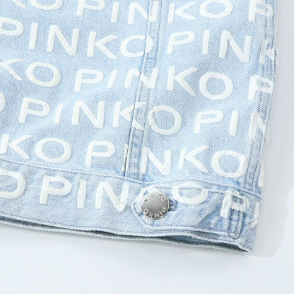 PINKO ブルー ジーンズベスト 1J10EF-Y653