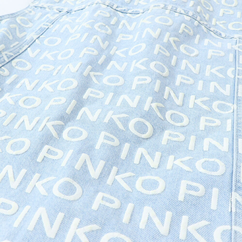 PINKO ブルー ジーンズベスト 1J10EF-Y653