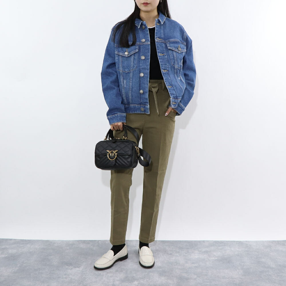 PINKO ブルー  デニムジャケット 1J10UD-Y82N