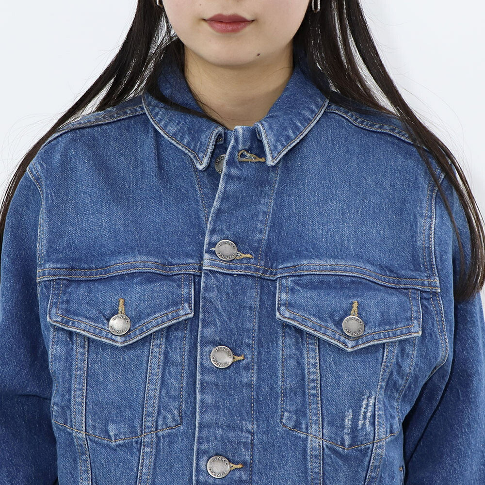 PINKO ブルー  デニムジャケット 1J10UD-Y82N