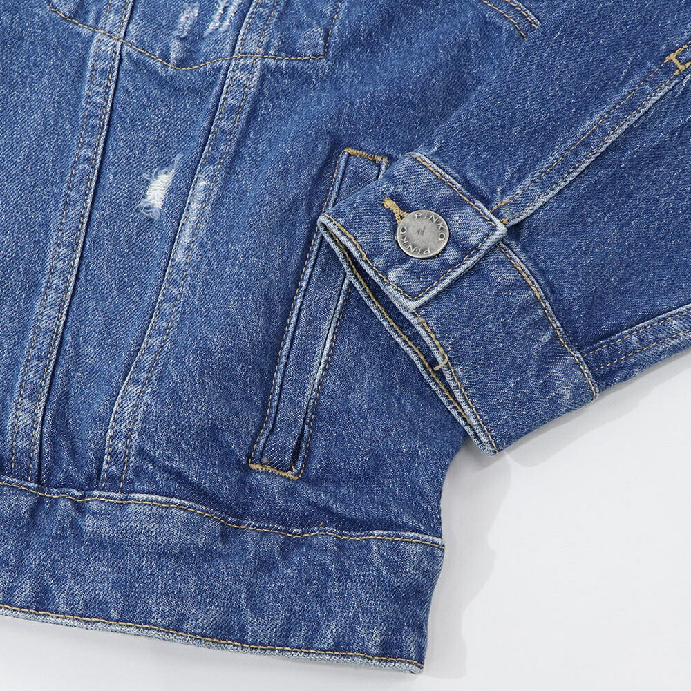 PINKO ブルー  デニムジャケット 1J10UD-Y82N