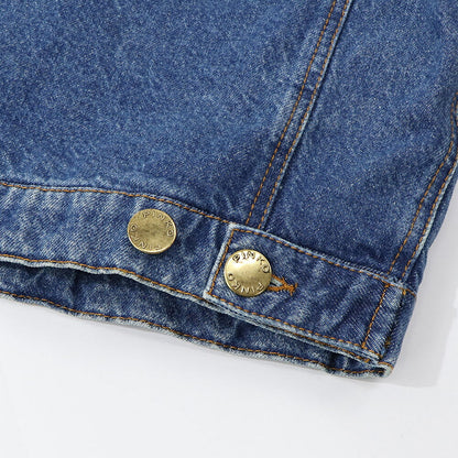 PINKO ジャケット ブルー×カーキ デニム 1J110G-A0A1