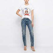 PINKO ピンコ レディース トップス Tシャツ・カットソー ホワイト dog スタッズ 半袖 1G14X4-Y5B7