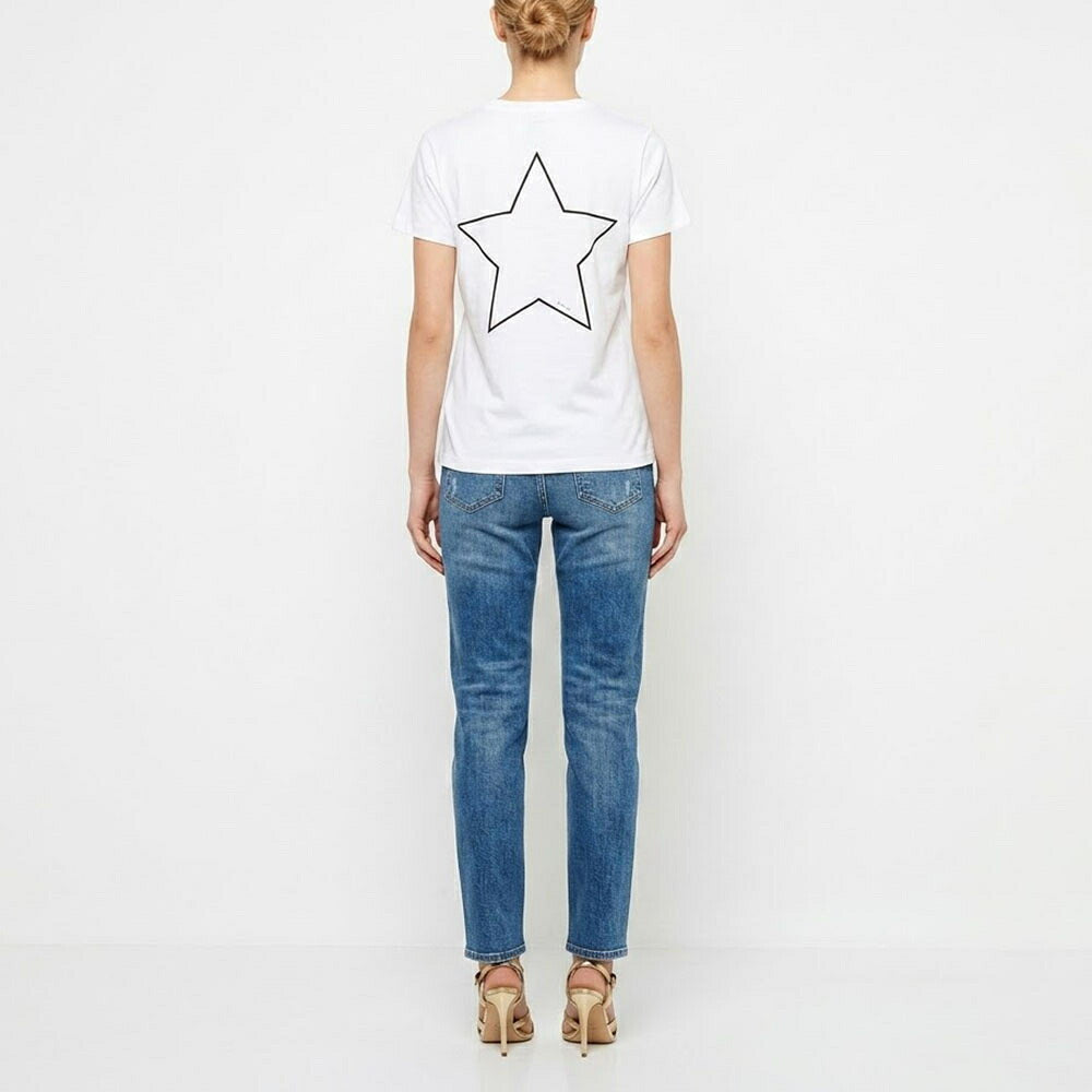 PINKO ピンコ レディース トップス Tシャツ・カットソー ホワイト dog スタッズ 半袖 1G14X4-Y5B7