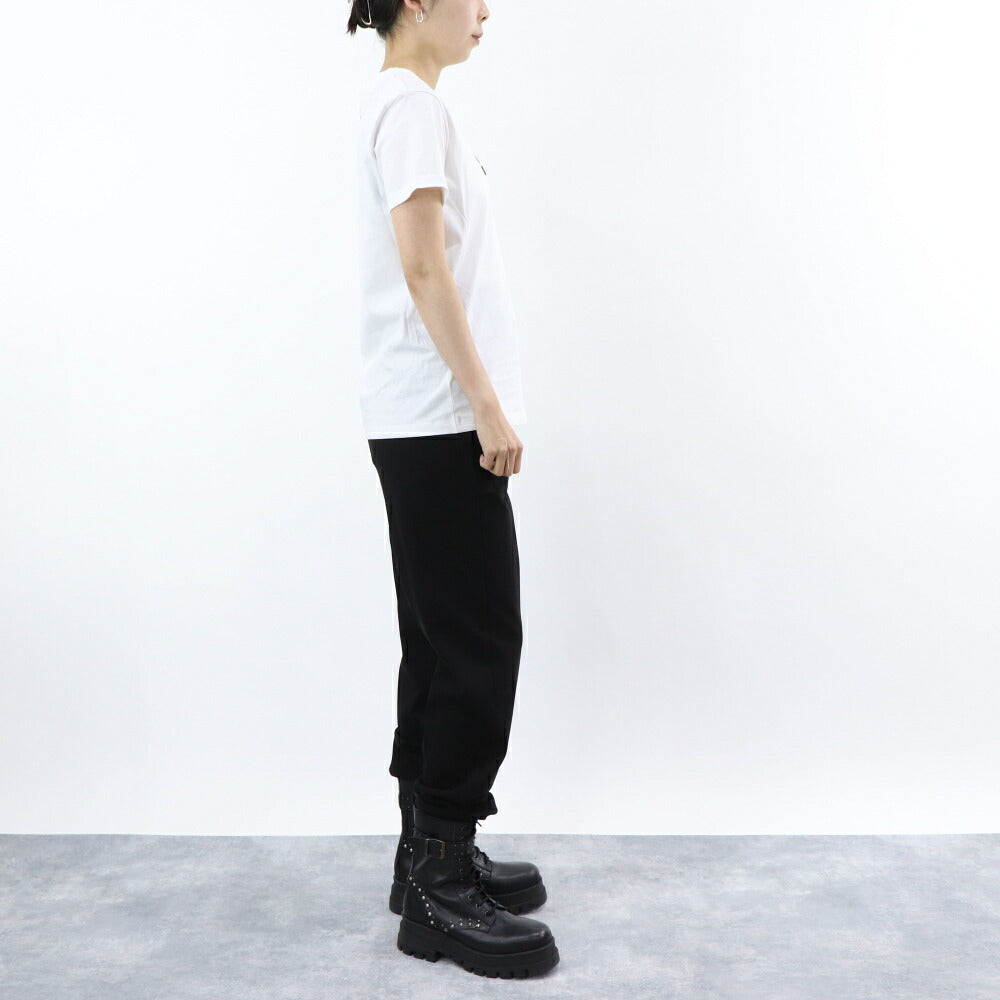 PINKO Tシャツ ホワイト シンプルロゴ 半袖 1G16J4-Y74W