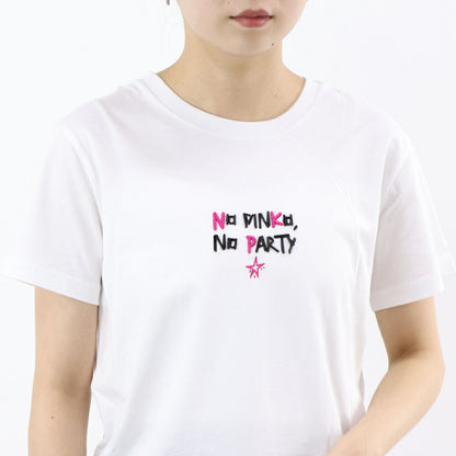 PINKO Tシャツ ホワイト シンプルロゴ 半袖 1G16J4-Y74W