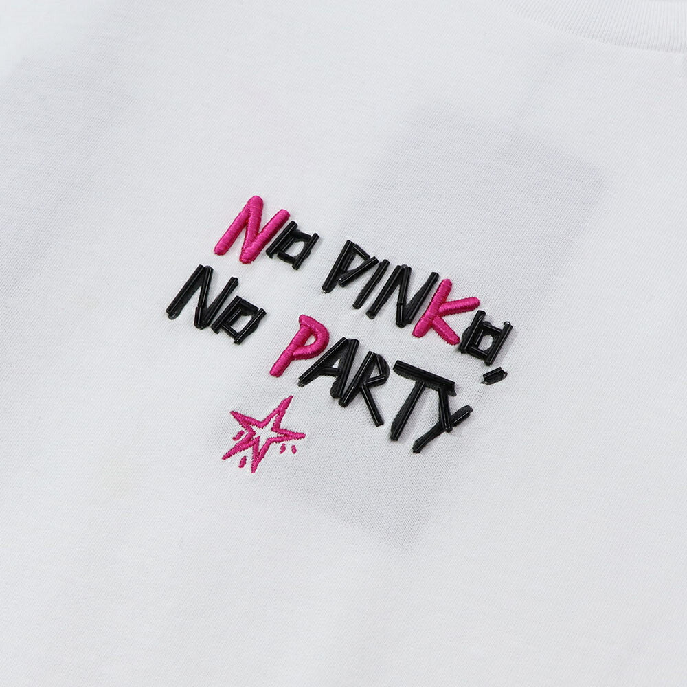 PINKO Tシャツ ホワイト シンプルロゴ 半袖 1G16J4-Y74W