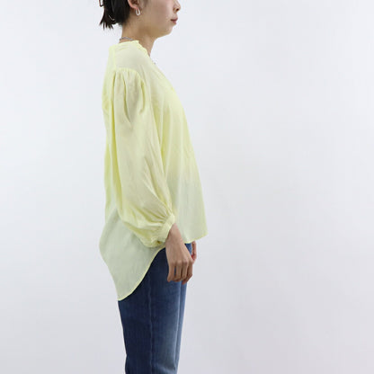 PINKO ブラウス イエロー Vネック シンプル 無地 1B14HW-8019