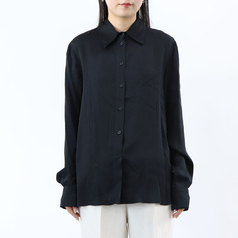 PINKO シャツ ブラウス ホワイト ブラック 1B14XE-8256