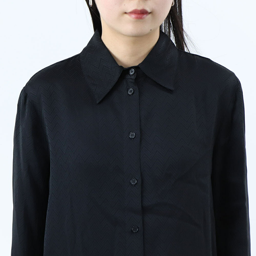 PINKO シャツ ブラウス ホワイト ブラック 1B14XE-8256