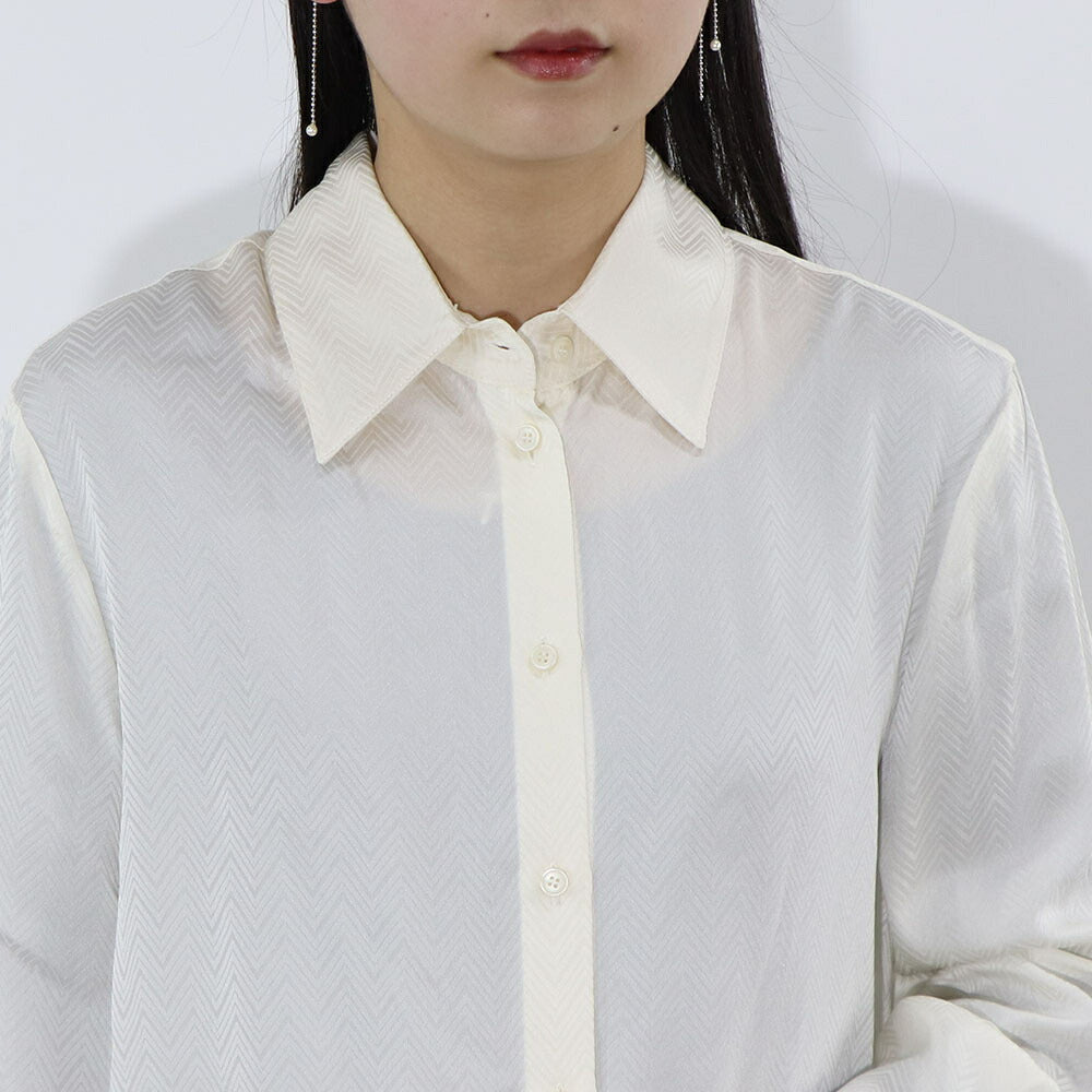 PINKO シャツ ブラウス ホワイト ブラック 1B14XE-8256