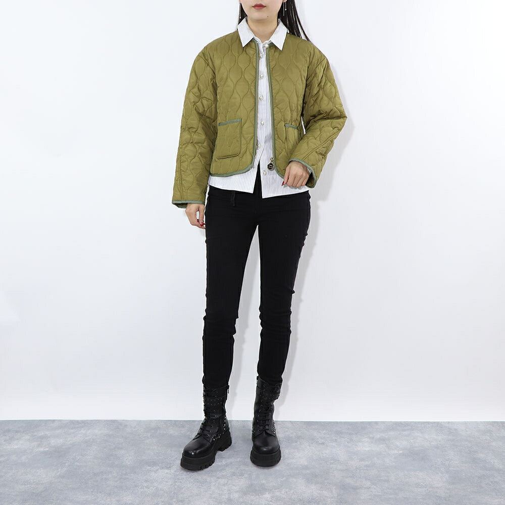 PINKO シャツ ホワイト ストライプ 1G15WQ-8430