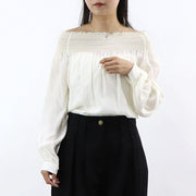 PINKO シャツ・ブラウス ホワイト オフショルダー 1G161D-Y6WB