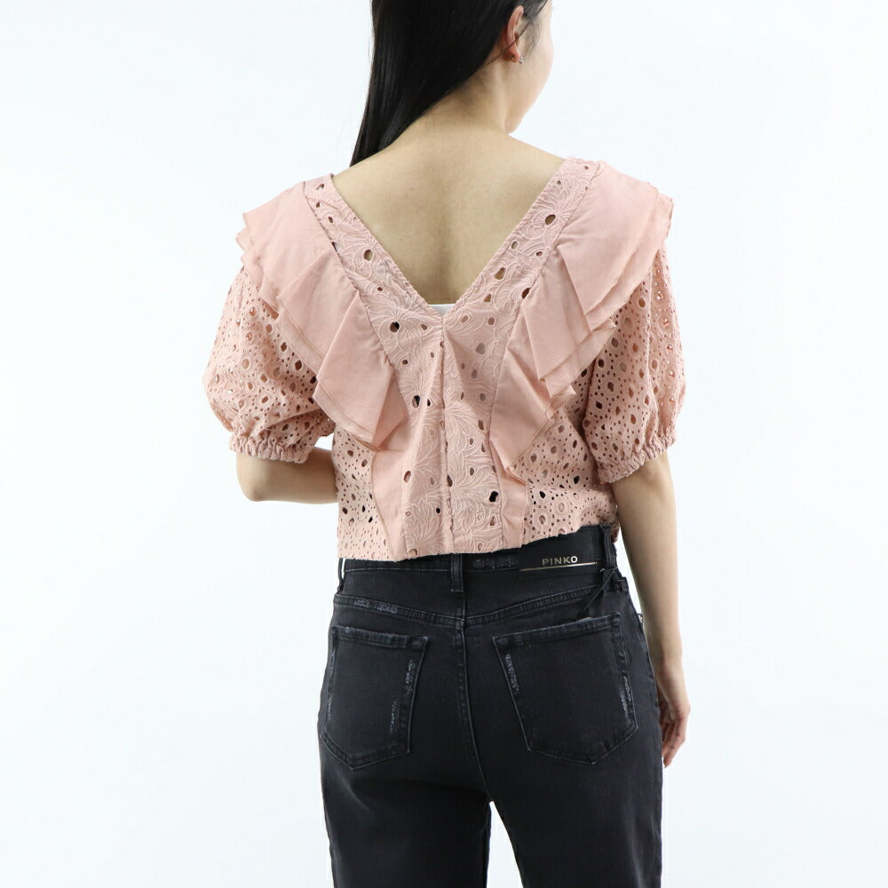PINKO Tシャツ カットソー ピンク 1G17FJ-Y7RQ
