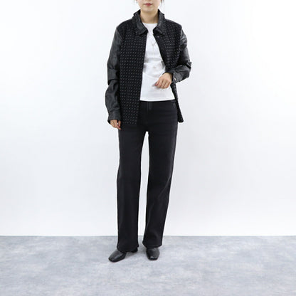 PINKO ジャケット・ブルゾン ブラック 襟付き 1J10RC-Y6D7