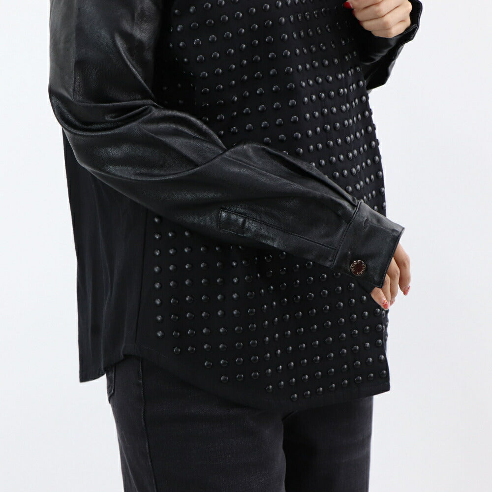 PINKO ジャケット・ブルゾン ブラック 襟付き 1J10RC-Y6D7