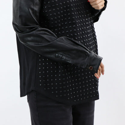 PINKO ジャケット・ブルゾン ブラック 襟付き 1J10RC-Y6D7