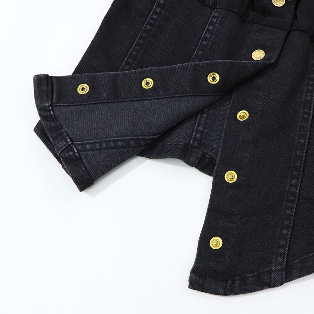 PINKO シャツ ブラウス ブラック コルセット ロゴ 1J112H-A0CN