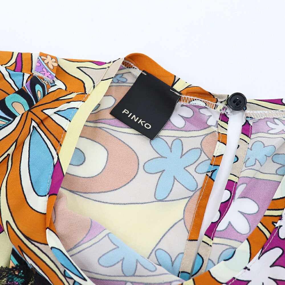 PINKO ピンコ レディース トップス キャミソール・タンクトップ・ノースリーブ マルチカラー ビスコース 総柄 1G14V5-7938
