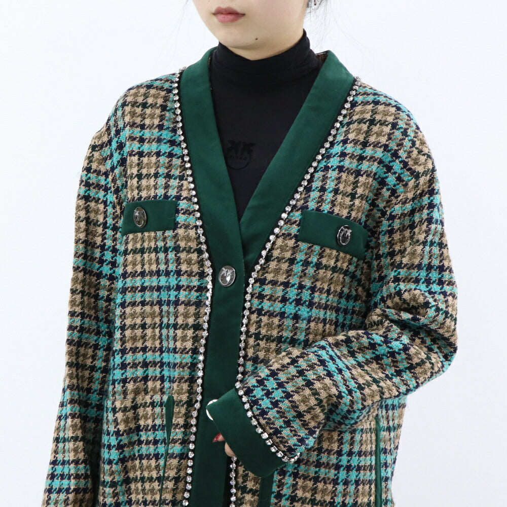 PINKO Tシャツ ブラック タートルネック ロゴ シースルー 長袖 1G16TG-Y7D2