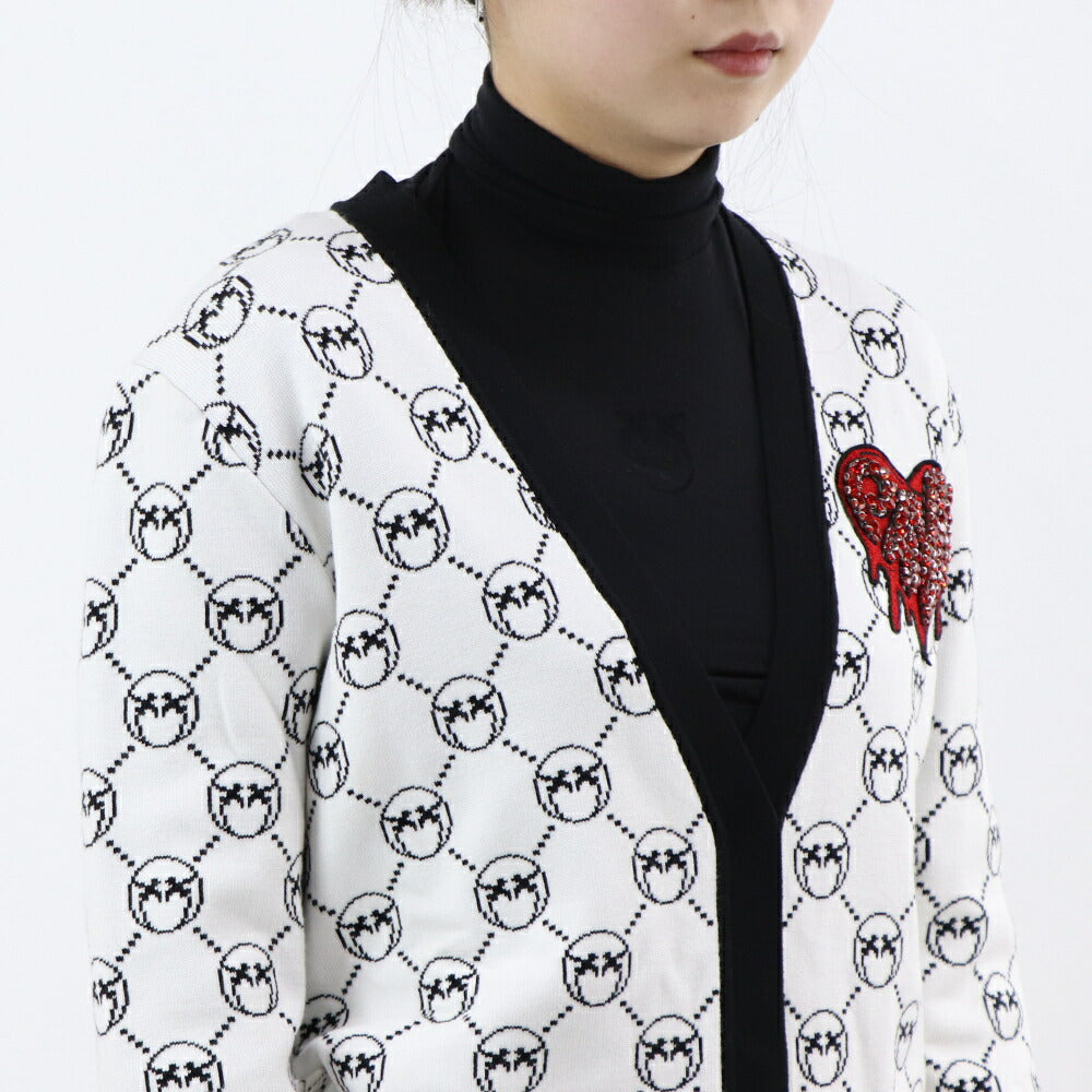 PINKO Tシャツ ブラック タートルネック ロゴ シースルー 長袖 1G16TG-Y7D2