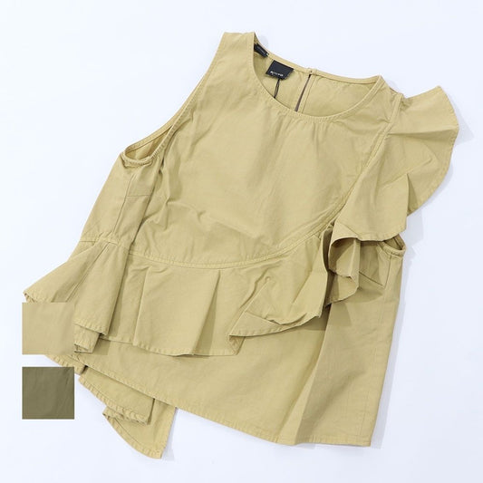 PINKO シャツ・ブラウス キャメル カーキ ノースリーブ 1J10XA-Y849