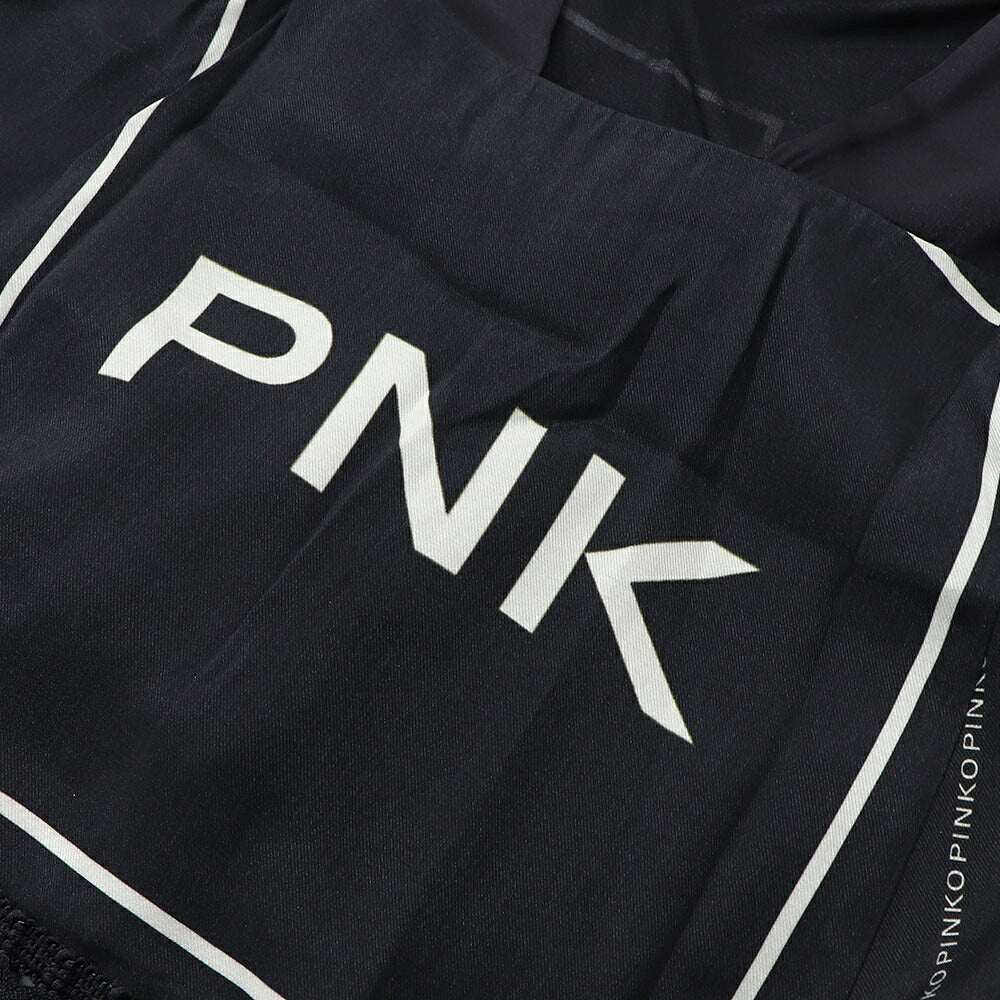 PINKO ピンコ レディース トップス キャミソール・タンクトップ・ノースリーブ ブラック レーヨン フリンジ付き 1Q103H-8120