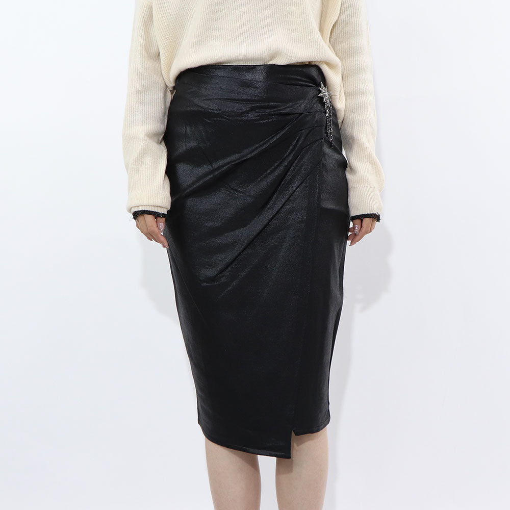 PINKO スカート ブラック タイトスカート ミディアム丈 1G15EQ-Y5PC