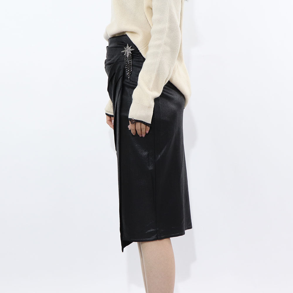 PINKO スカート ブラック タイトスカート ミディアム丈 1G15EQ-Y5PC