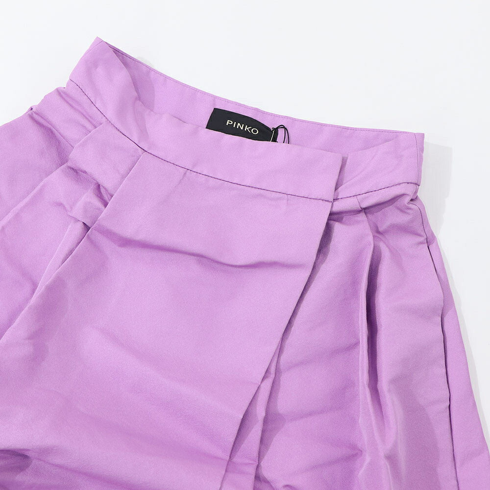 PINKO パープル ロングスカート ボリューム 1G15MR-8399