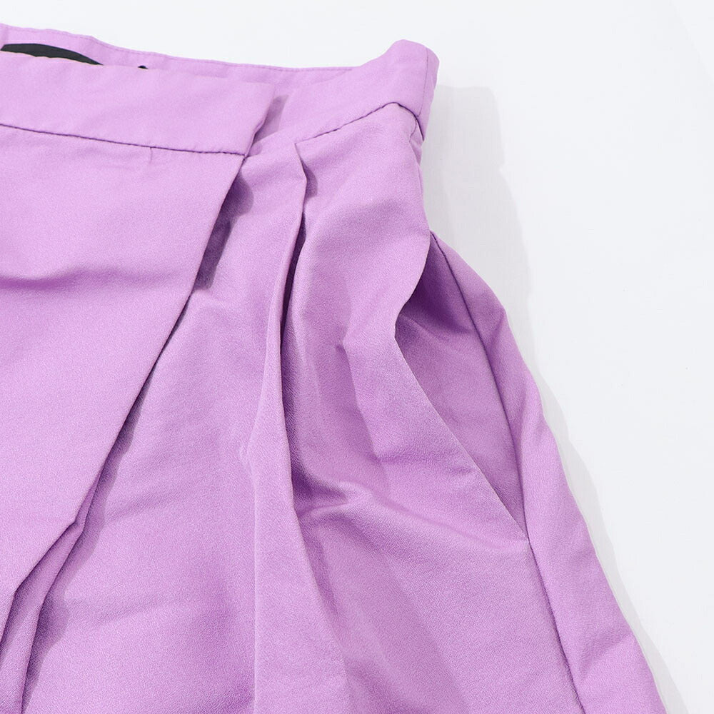 PINKO パープル ロングスカート ボリューム 1G15MR-8399