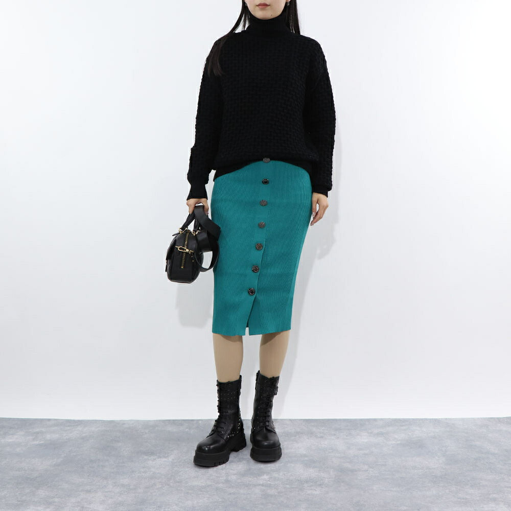 PINKO ブルー ニットスカート 1G16BH-Y76Z