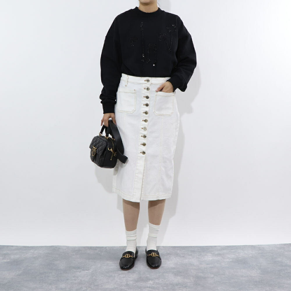 PINKO スカート ホワイト  1J10M6-Y64A