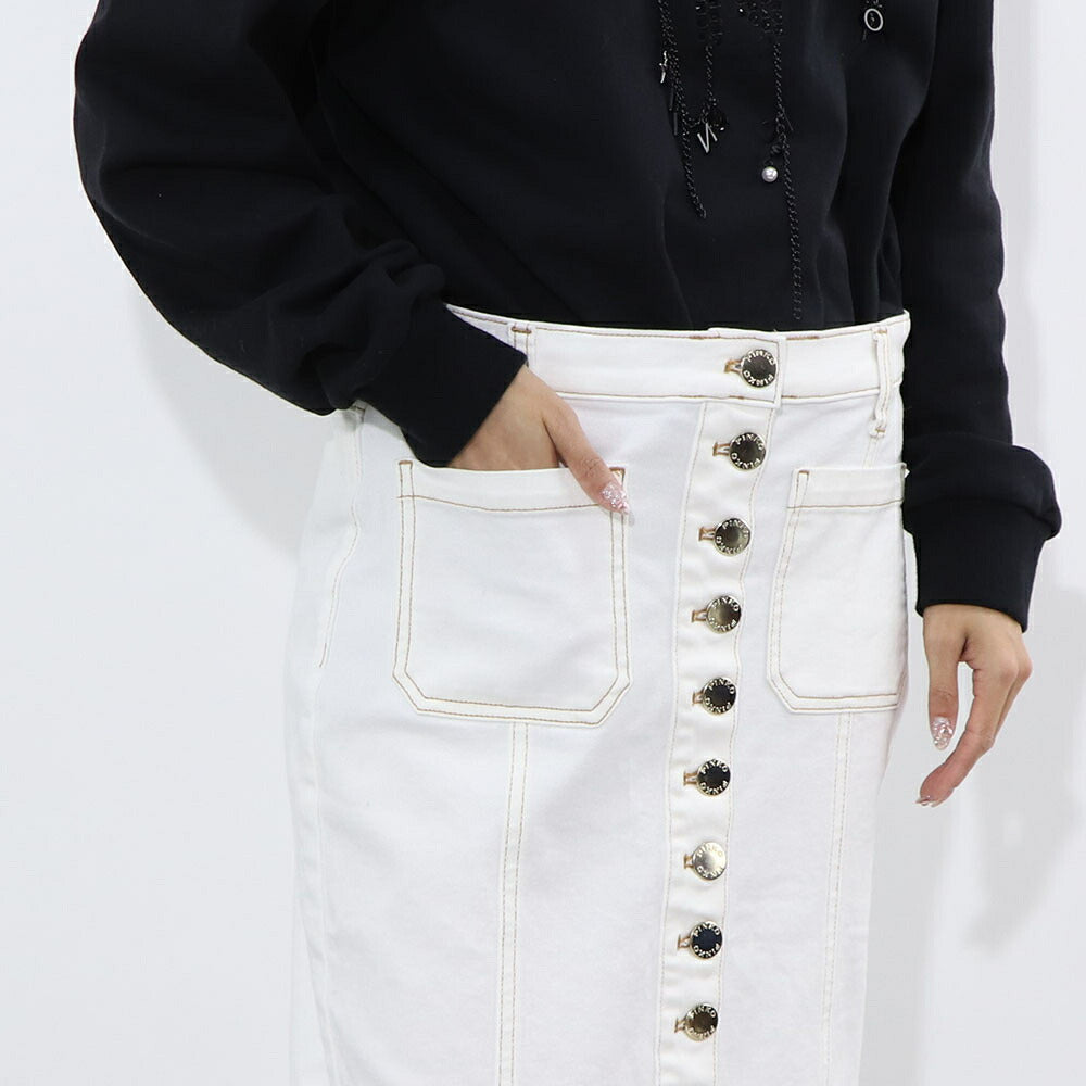 PINKO スカート ホワイト  1J10M6-Y64A