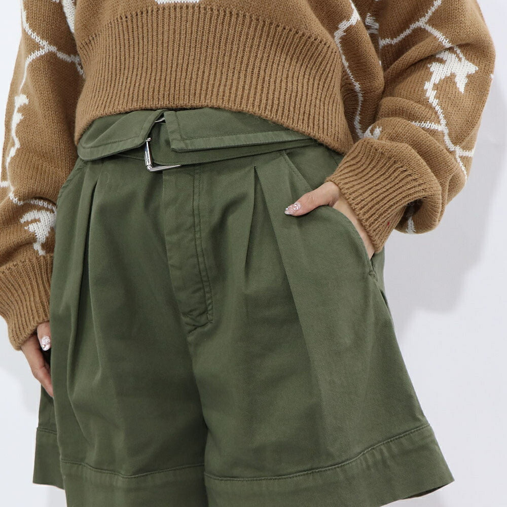 PINKO ショートパンツ カーキ ハーフパンツ 100618-A0I5