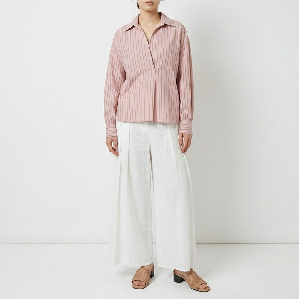PINKO ロングパンツ ホワイト ワイドパンツ 1B14GM-7985