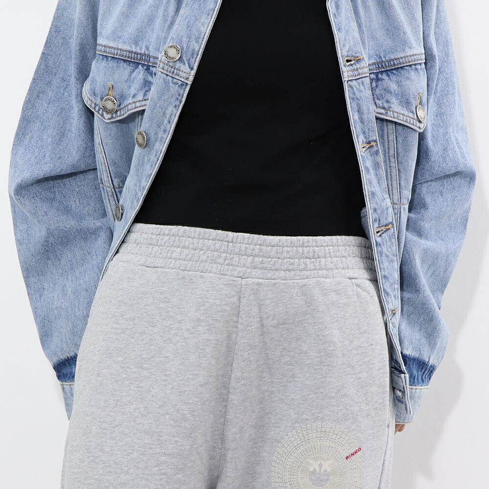 PINKO グレー スエットパンツ 1G16VY-Y7JQ