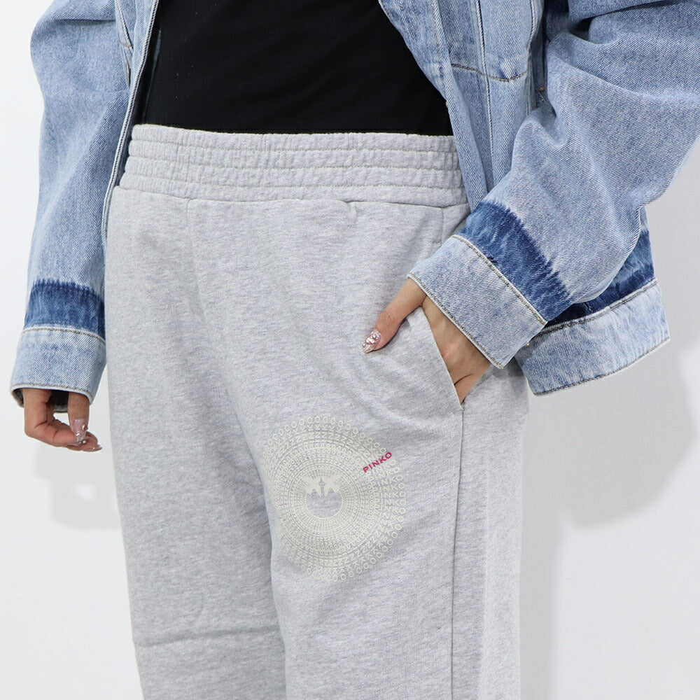 PINKO グレー スエットパンツ 1G16VY-Y7JQ
