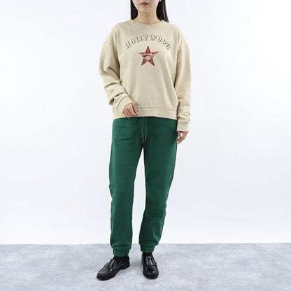 PINKO ロングパンツ グリーン スウェットパンツ ロゴ 1G1873-Y54B