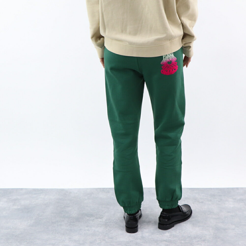 PINKO ロングパンツ グリーン スウェットパンツ ロゴ 1G1873-Y54B