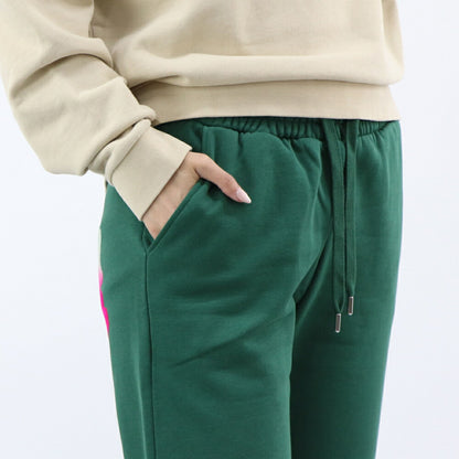 PINKO ロングパンツ グリーン スウェットパンツ ロゴ 1G1873-Y54B