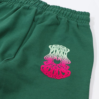 PINKO ロングパンツ グリーン スウェットパンツ ロゴ 1G1873-Y54B