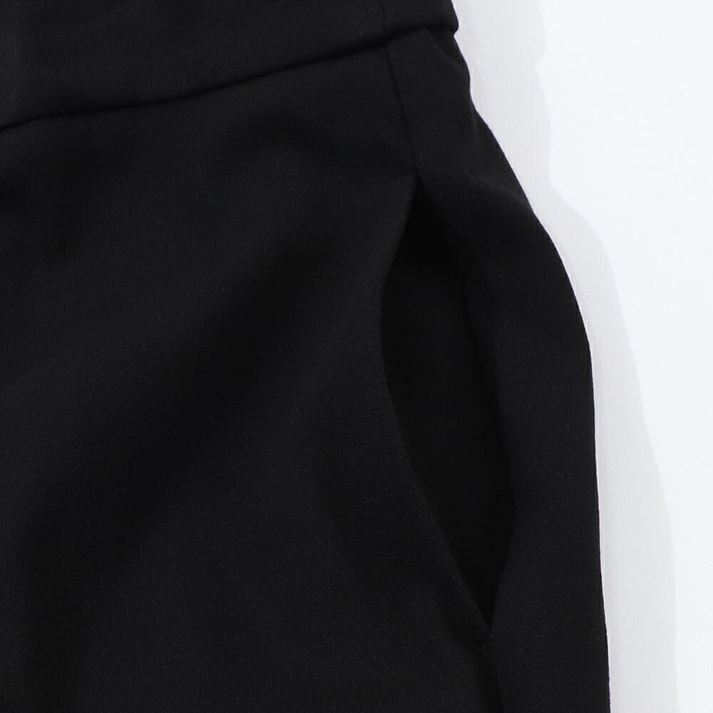 PINKO ロングパンツ ブラック 無地 シンプル ウエストゴム 1G188T-1739