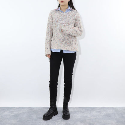 PINKO ロングパンツ ブラック ベルト付き 1J10GH-Y6FE