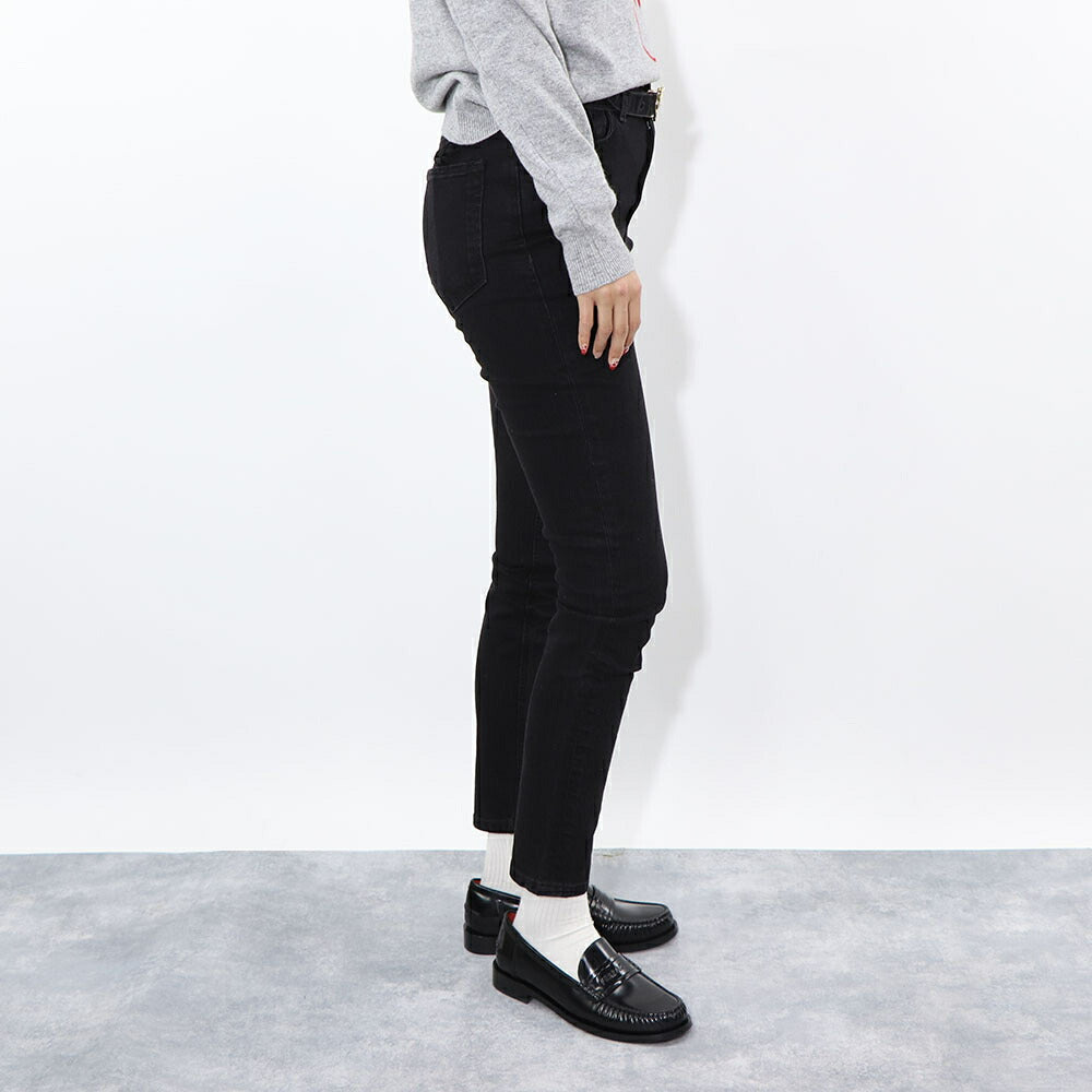 PINKO ロングパンツ ブラック ベルト付き 1J10GH-Y6FE