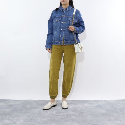 PINKO ロングパンツ マスタード コーデュロイ 1J10S0-Y6FL